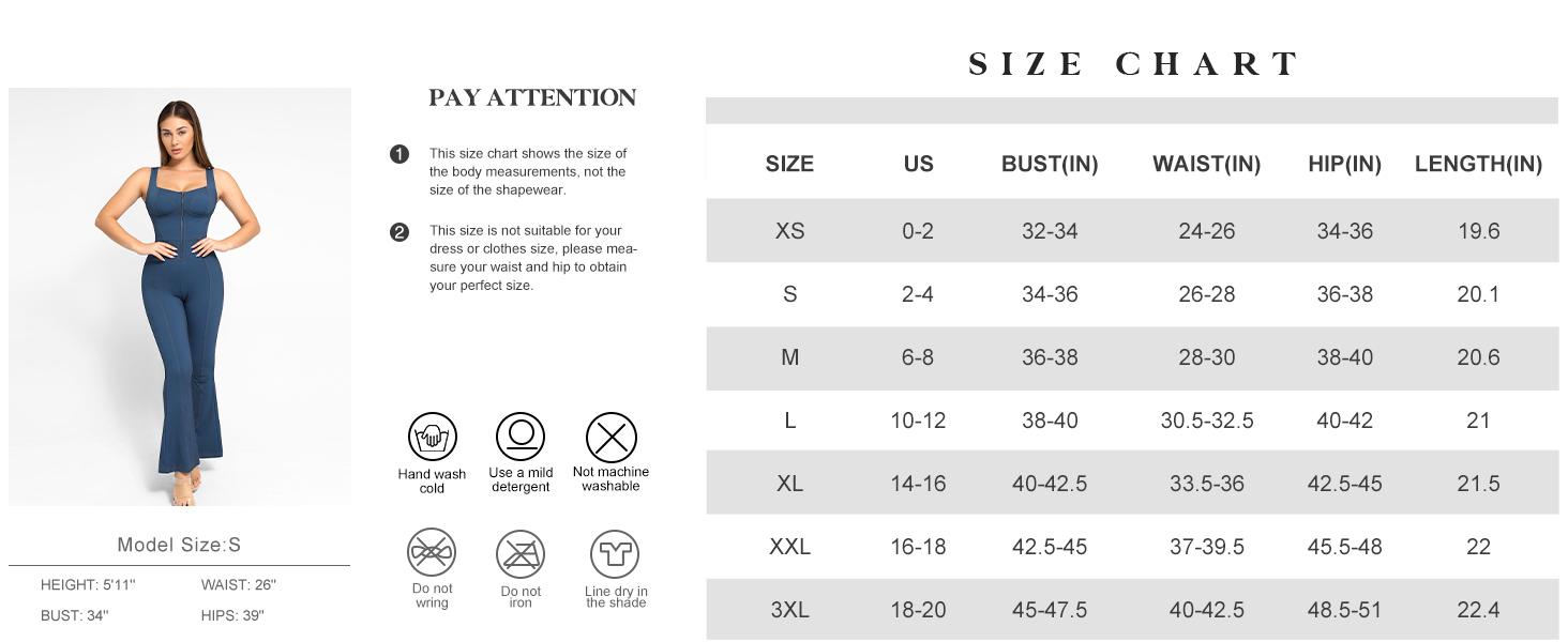 BRXL Faux Denim Jumpsuit for Women - Built-in Shapewear Tummy Control Bodycon Romper with Flared Legs & Bronze Zipper - Casual Fashion Bodysuit#Summervibes #beachoutfit, Lady