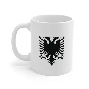 Albanian Mug 11oz Beverage Ceramic Classic Drinkware