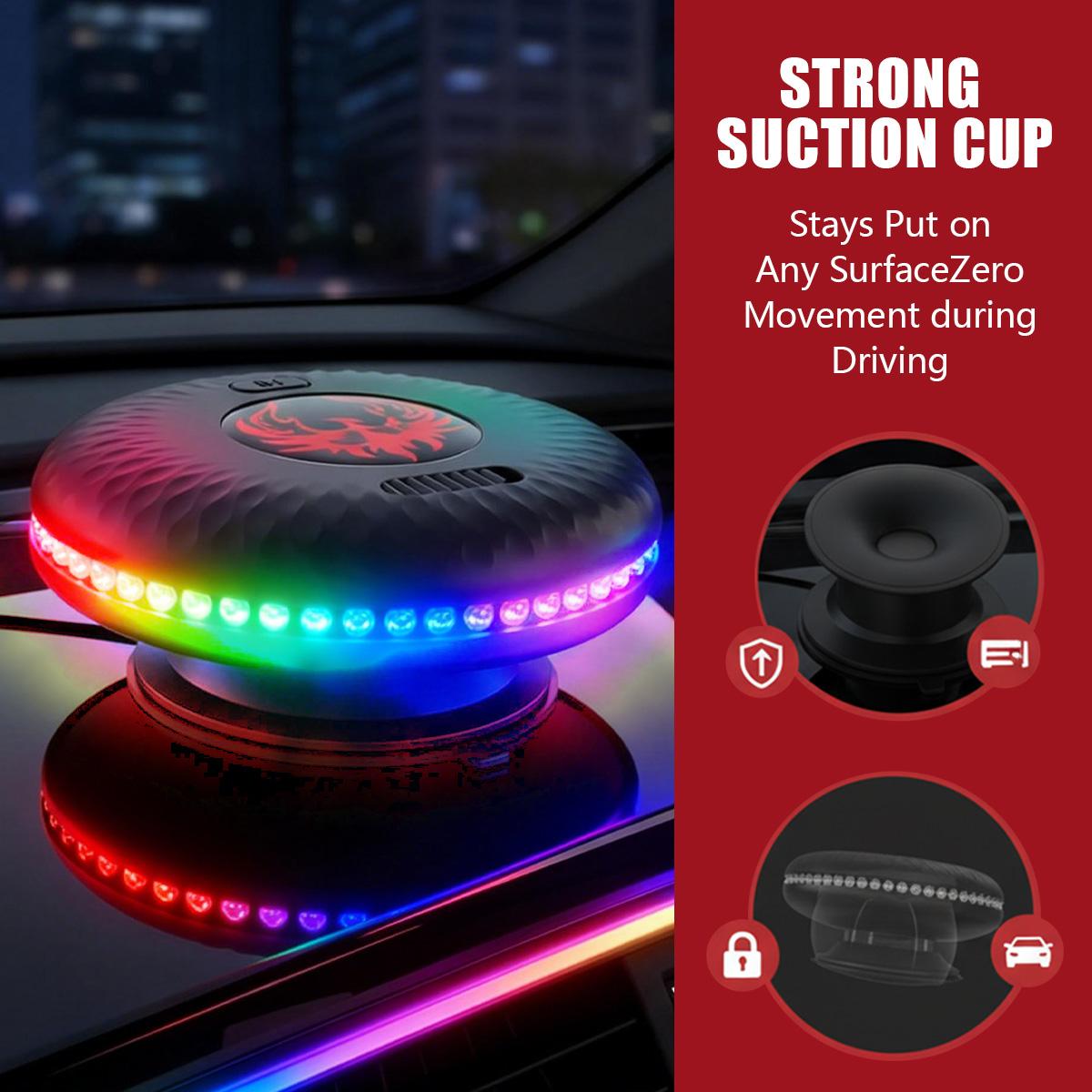 Universal LED Car Interior Decoration Round Windshield Warning Light with Magnetic Base Voice Control Ambient Lamp bf6 Strobe Light for Polaris & All Vehicles Tube Tail Lights Tacoma Wireless Trailer rock lights truck stuff Fuse Assortment Kit Puller