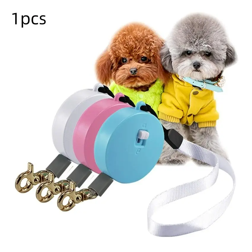 Pet Supplies for Dogs and Cats, Durable 2m and 3m Automatic Retractable Leash, Outdoor Mini Size in
