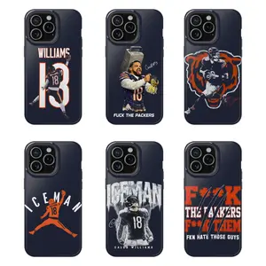 Caleb Williams "Cheese Grater" Phone Case , Iceman Phone Case Protection, Shockproof For IPhone 17-12, Pro Max, Pro Plus, and Samsung S25 24 23 Safety Case