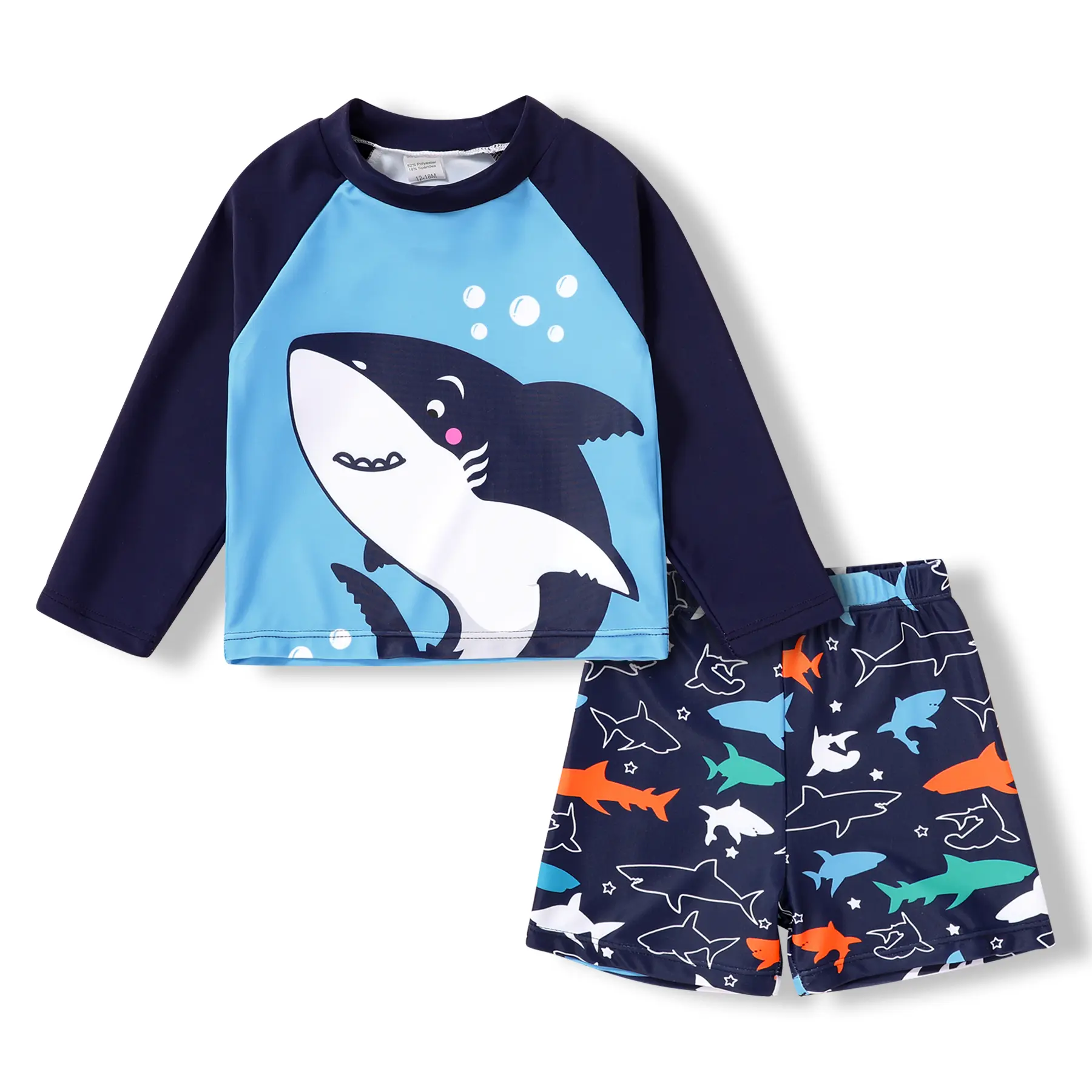 Toddler Boys Swimsuits Rashguard Sets Long Sleeve Swim Shirt Trunk Bathing Suits Swimwear Summer Outfits Clothes tiktokshopspringglowup Swimoutfit