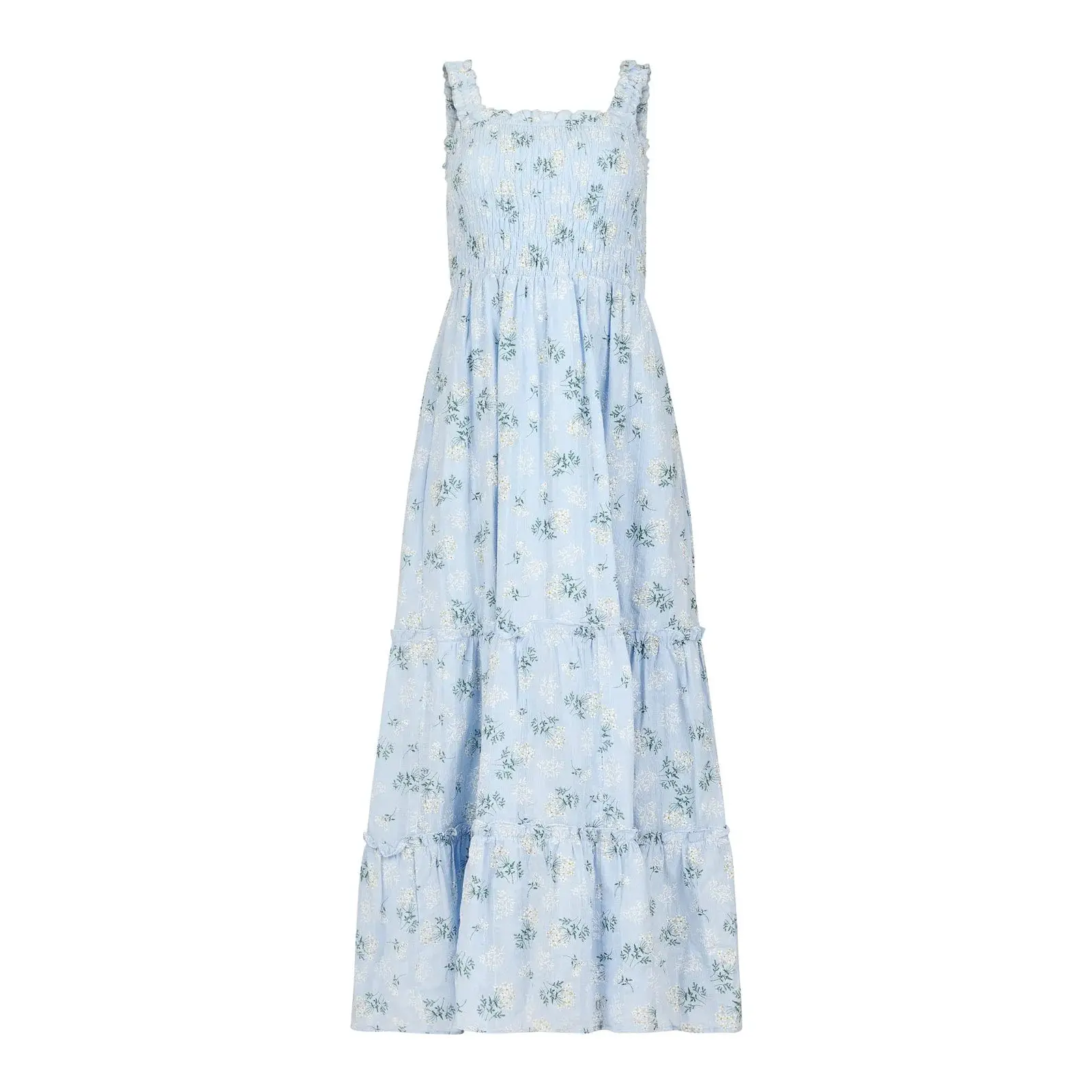 Showpo- JANEZKIE MIDAXI DRESS FEMME TIERED FORMAL DRESS IN LIGHT BLUE -  TikTok Shop