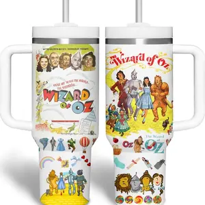 The Wizard of Oz Movies 40oz Tumbler With Handle, Retro Movies, Gifts