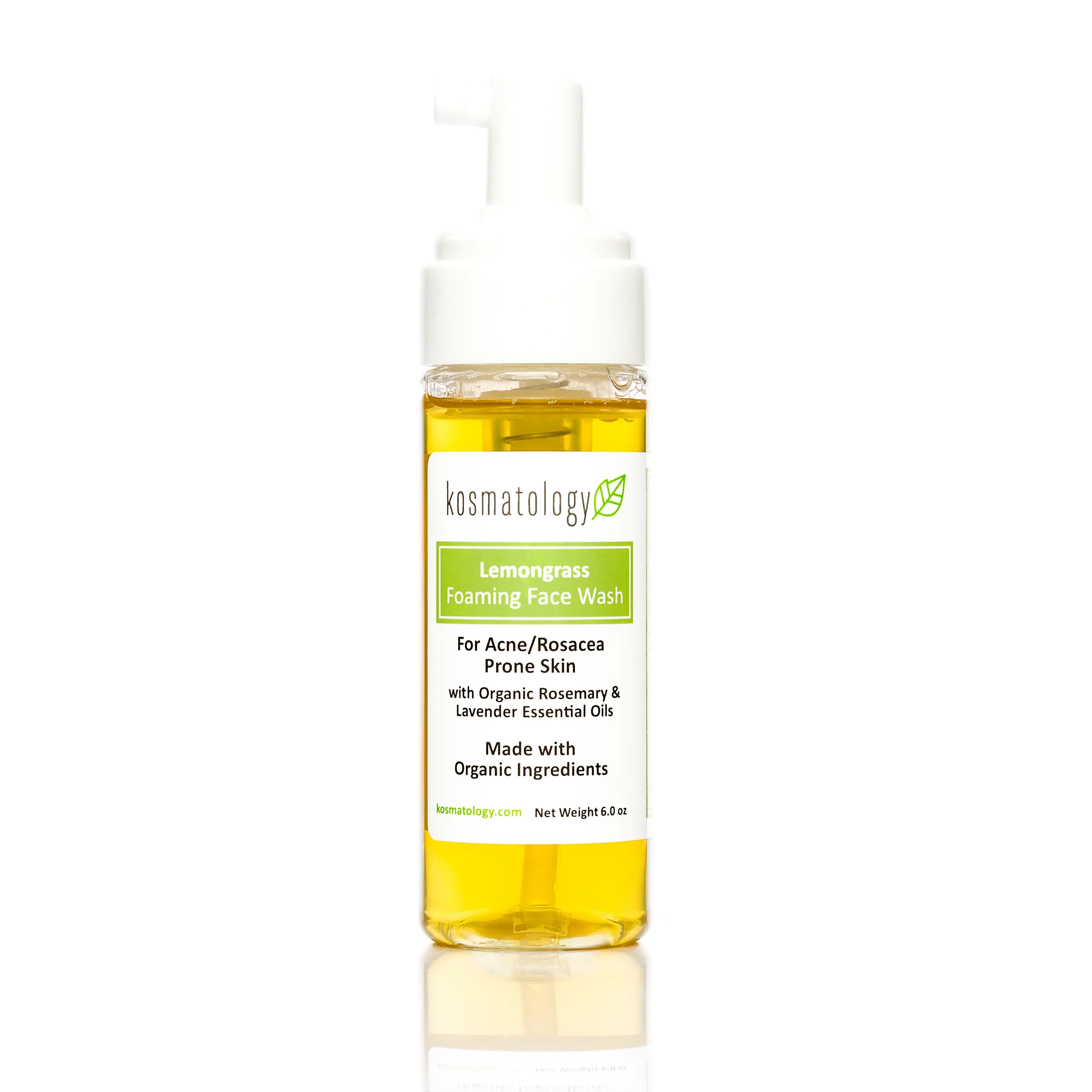 Kosmatology Lemongrass Face Wash for Acne Prone Skin - Made Safe Certified