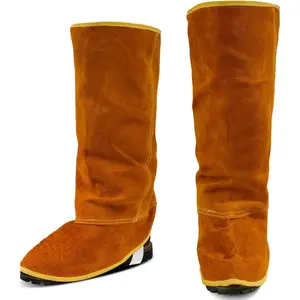 Spats Long - Heat and Abrasion Resistant Boot Covers - Full Coverage Shoes Protectors - Gaiters, 1 Pair