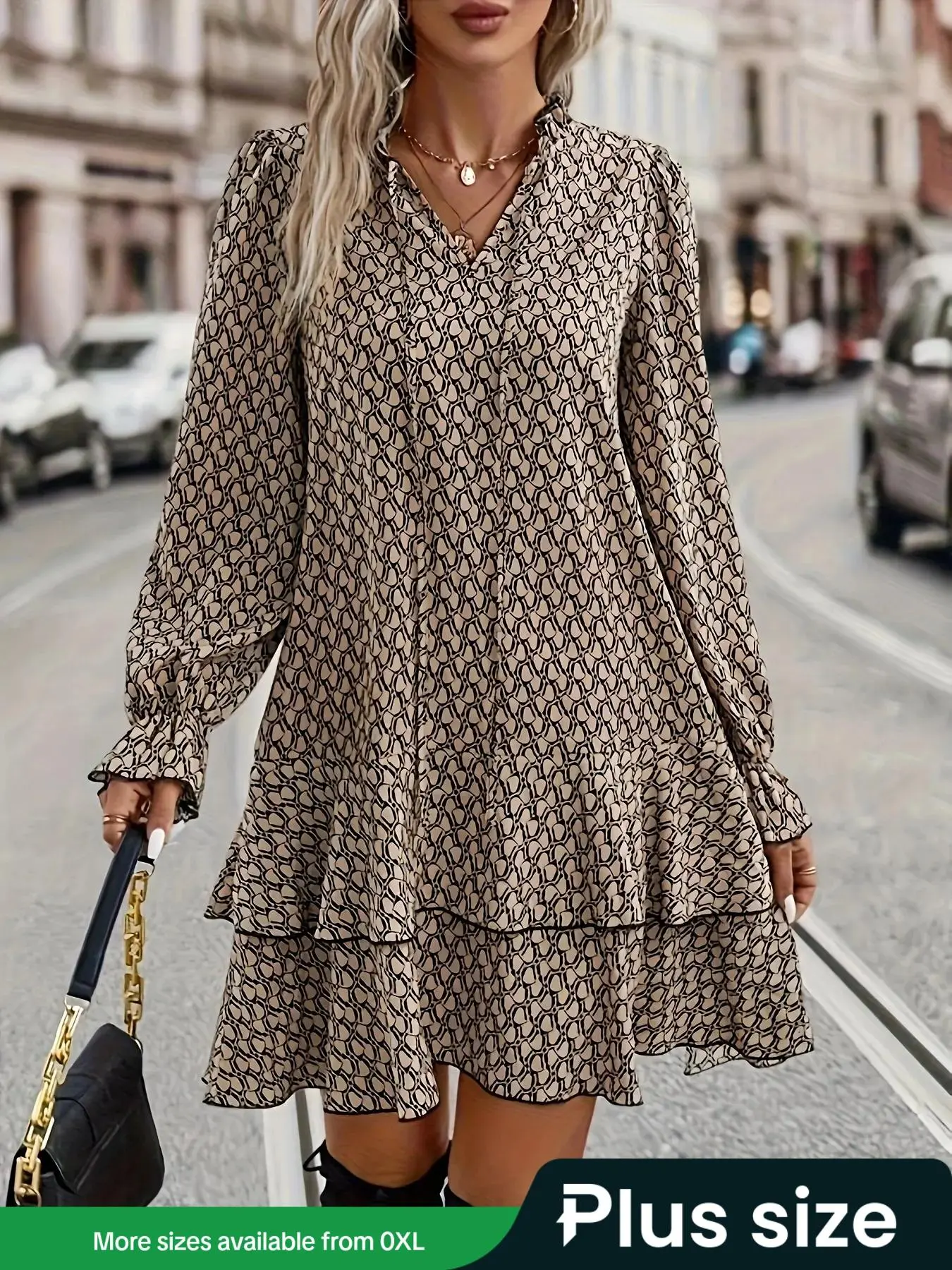 fall wedding guest dresses nordstrom rack Boho Plus Size Brooklyn Maxi Dress For Women main image 0