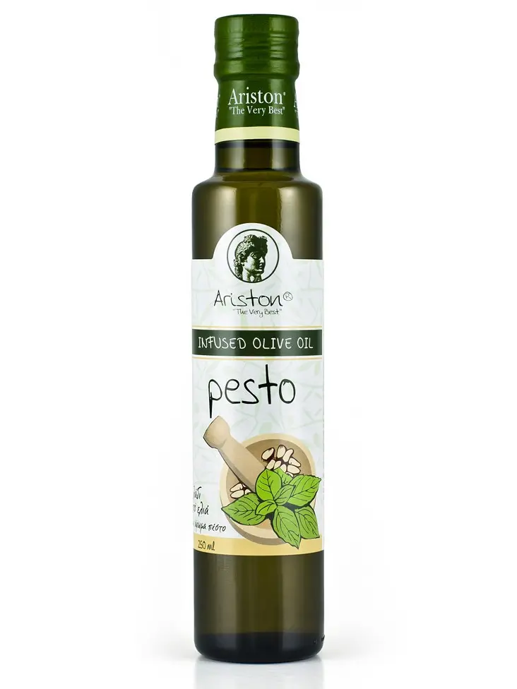 Ariston Pesto Infused Olive Oil - 8.45 fl oz (250 ml) Flavor