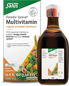 Epresat Adult Multivitamin - Daily Liquid Multivitamin with Vitamin A, Milk Thistle & More for Wellness - Energy Support & Liver Health Support* - Vegetarian, Non-GMO - 16.9 fl oz