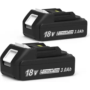 3000mAh  Replacement for Makita 18V Battery Compatible with  BL1830B Lithium Ion