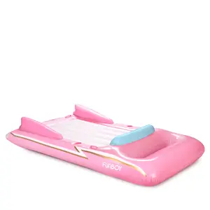 Inflatable Luxury Pink Retro Convertible Pool Float - Perfect for a Relaxing Day by the Pool