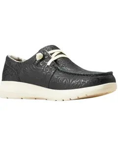 Ariat Women's Women'S Hilo Floral Embossed Casual Shoes Moc Toe - 10047014