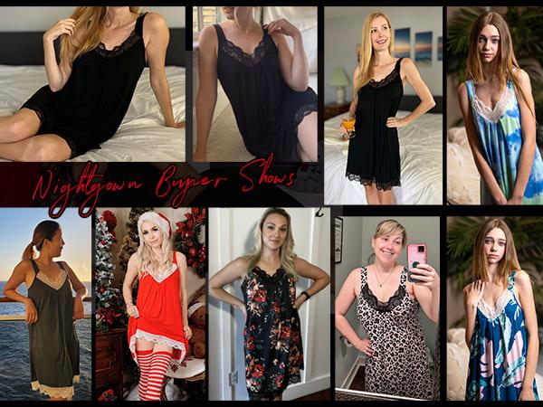 EKOUAER Women's Nightgown V-neck Chemise Sleepwear Lace Nightwear Soft Lingerie for Women