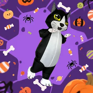 Inflatable Cat Costume, Cute Animal Design Inflatable Costume, Funny Costumes for Halloween, Themed Parties and Other Events, Menswear