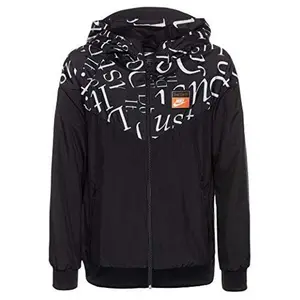 Nike Windrunner Jacket J Giubbotto Nero Da Bambino boys Jackets