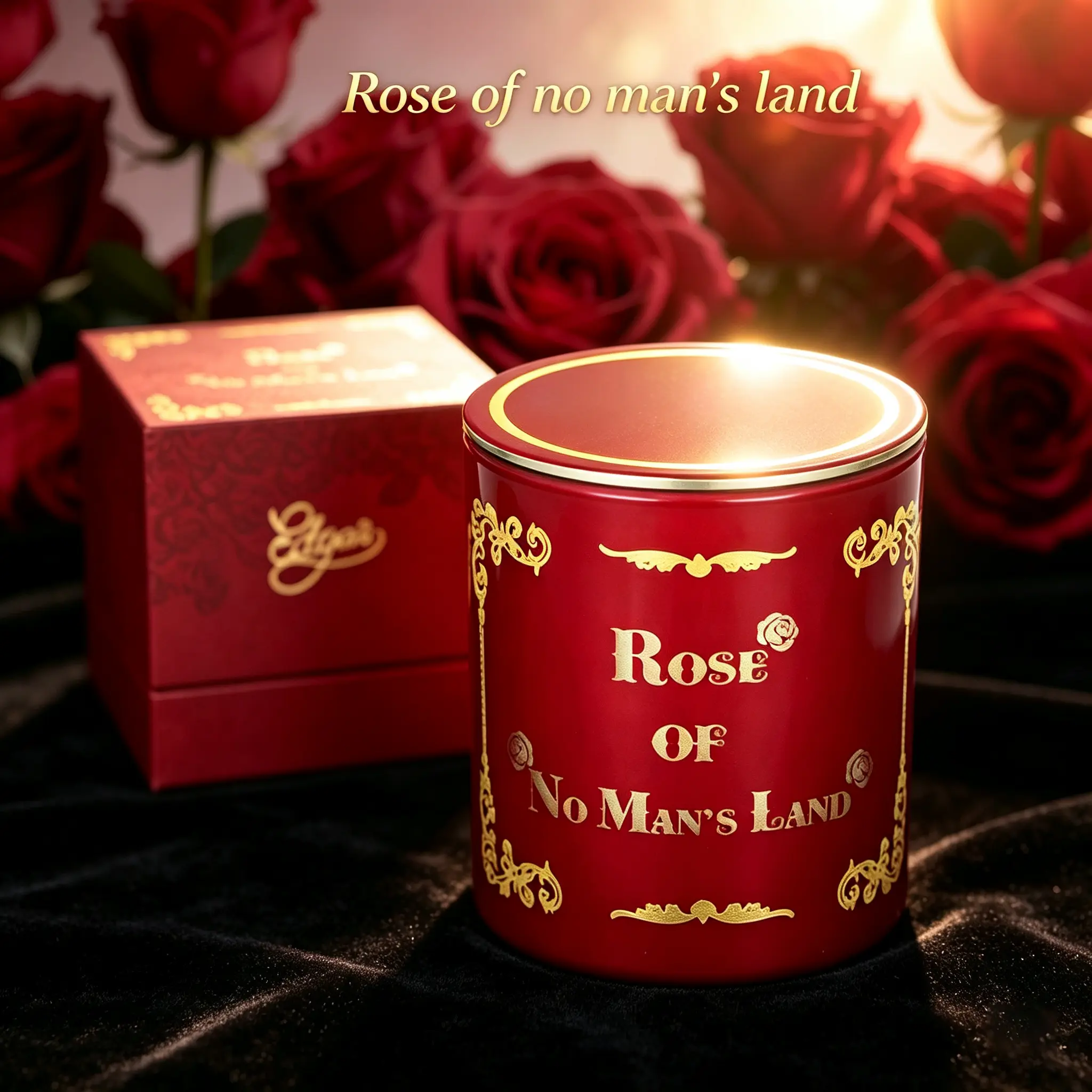 Edgar Luxury Red Rose Aromatherapy Candle Woody Floral Scent Candle Romantic Gift For Her Anniversary Valentine Self Care Candle