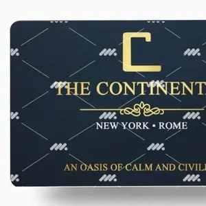 The continental hotel card Themed Stickers. The Ultimate Rectangle Sticker for Anywhere & Anything | Waterproof Vinyl | Clean Minimal Tech Aesthetic | Perfect for Laptops, Phones & Everyday Use
