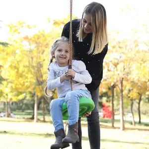 Disc Swing, Thickened Plastic Petal, Outdoor Indoor Swinging Seat, tree swing, swing chair, swing accessories, swing set attachments, Durable Round Swing for Kids & Adults, Perfect for backyard & Playgrounds & Homes