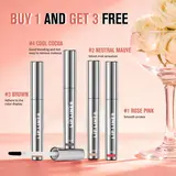 4Pcs Cruelty-Free Alcohol-Free Nourishing Peel Off Lipliner Stain Set - Waterproof Nude Matte Tint, Non-Fading, Precise, Full Coverage, 24H Hold, Adult Makeup, Clearance Gifts for Female Adults, Nude Lip Look [US 2026 Dealsforyoudays]