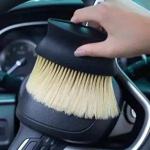 Car Dust Removal Brush, ABS Car Air Outlet Cleaning Brush, Universal Car Accessories, Soft Brush Dust Auto Supplies