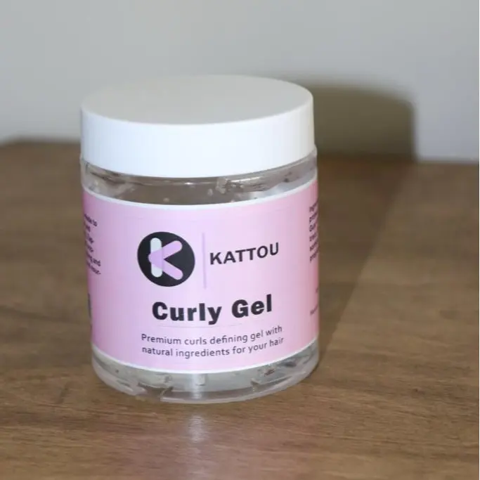 Embrace your curls with Kattou Curl gel. Specially formulated for curly hair, this defining gel tames frizz, enhances natural curls, and leaves your hair bouncy and beautiful. Enjoy a defined, lasting curl pattern with every use. Haircare Nourishing