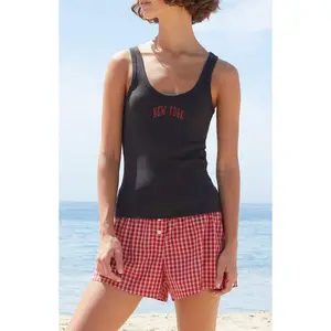 John Galt Women's Black Beyonca New York Tank Top