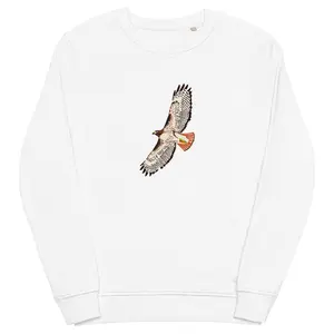 Red-tailed Hawk Organic Sweatshirt