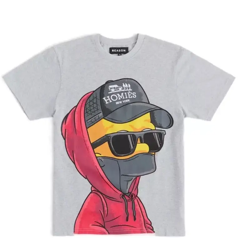 Reason Bart Embroidered Tee Menswear Tops