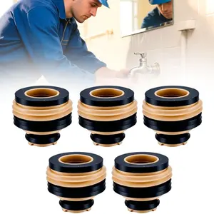 5/10 PCS Faucet Leak Proof Seal Gasket, 2025 Upgrade Faucet Washers Silicone Water Pipes Hose Sealing Rings, Universal Rubber Gaskets Water-Stop Valve for Pipeline Faucet Water Hose (10 PCS)