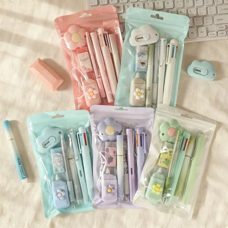 High-Quality Student Stationery Set, Student Essentials, 7-Piece Gift Pack for School & Graduation, Perfect Study Supplies & Handout Gifts
