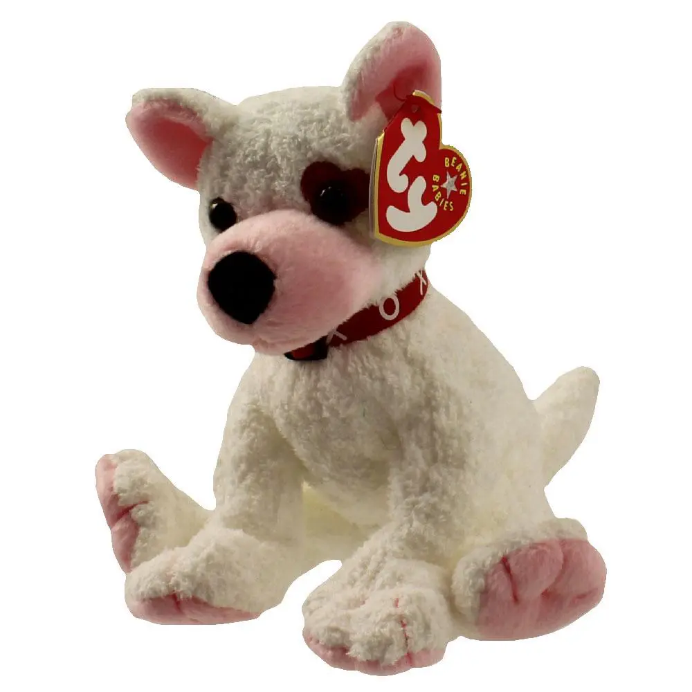 TY Beanie Baby - CUPID the Dog (6.5 inch) (2001) - MWMTs