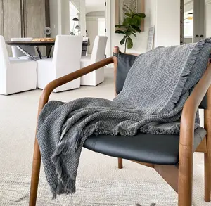 Arya Stonewashed 100 % Turkish Cotton Throw-Blanket / Throw blanket, Blanket, Throw, Sofa Throw, Turkish Blanket, Basket Weave Blanket