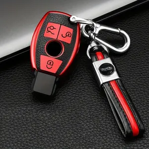 Mercedes-Benz Key Cover Compatible with Cls Clk Amg Ml C Cl E S Sl Slk G Glc Gle Gls M R, Stylish Tpu Material, Smart Remote Control