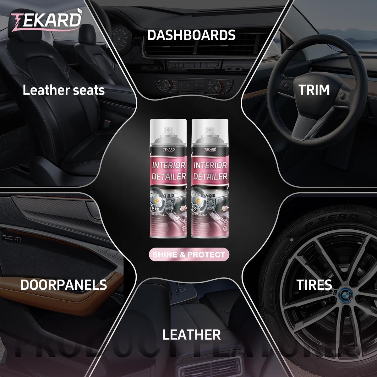 Car Interior Detailer and Protectant with UV Protection Against Cracking and Fading, Car Interior Maintenance & Cleaning, Non-Greasy, Satin Finish Car Interior Detailer and Protectant with UV Protection Against Cracking and Fading, Car Interior Maintenance & Cleaning, Non-Greasy, Satin Finish