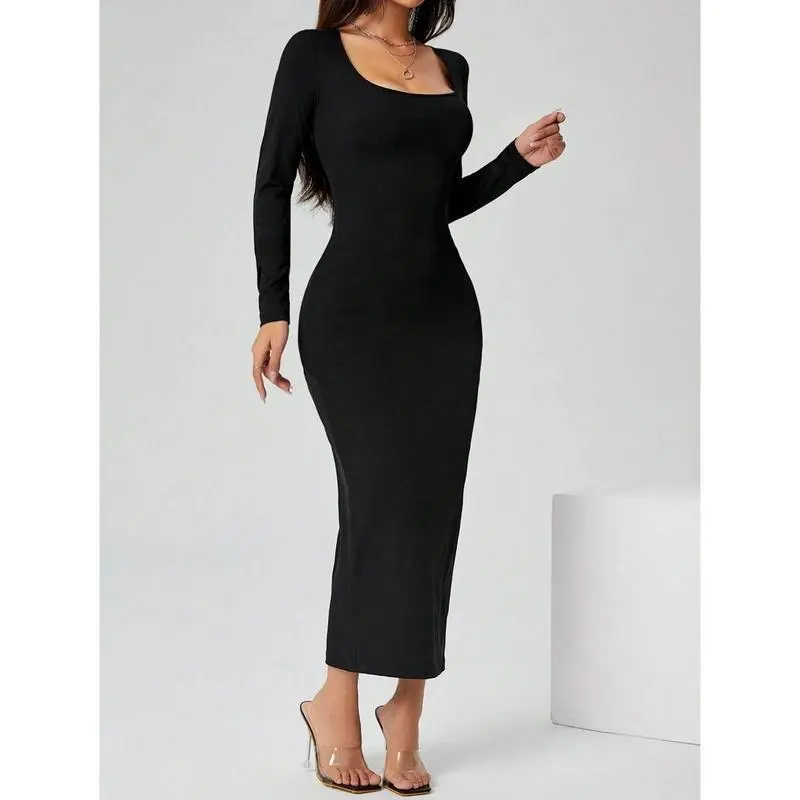 Long sleeve long dress black - TikTok Shop Long sleeve long dress black - TikTok Shop