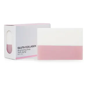 Gluta Collagen Placenta Soap Bar, Anti-Aging & Dark Spot Correcting Soap 135g – Hydrolyzed Collagen, Wheat Placenta, Glutathione for Skin Renewal, Wrinkle Reduction & Radiance