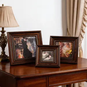 European Vintage Decorative Photo Frame, Boho Style, Multiple Sizes, Home Decoration, Living Room, Bedroom, Office Desk, Wall Hanging