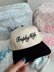 Trophy Wife, Black Vintage Trucker Hat
