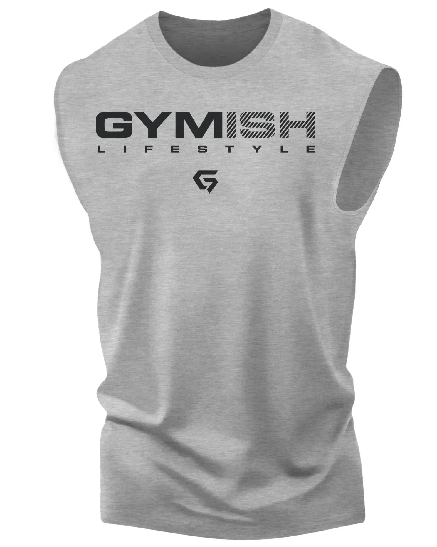 047. Gymish Lifestyle Workout Muscle Tank Top for Men