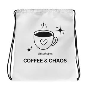 Drawstring coffee & chaos bag