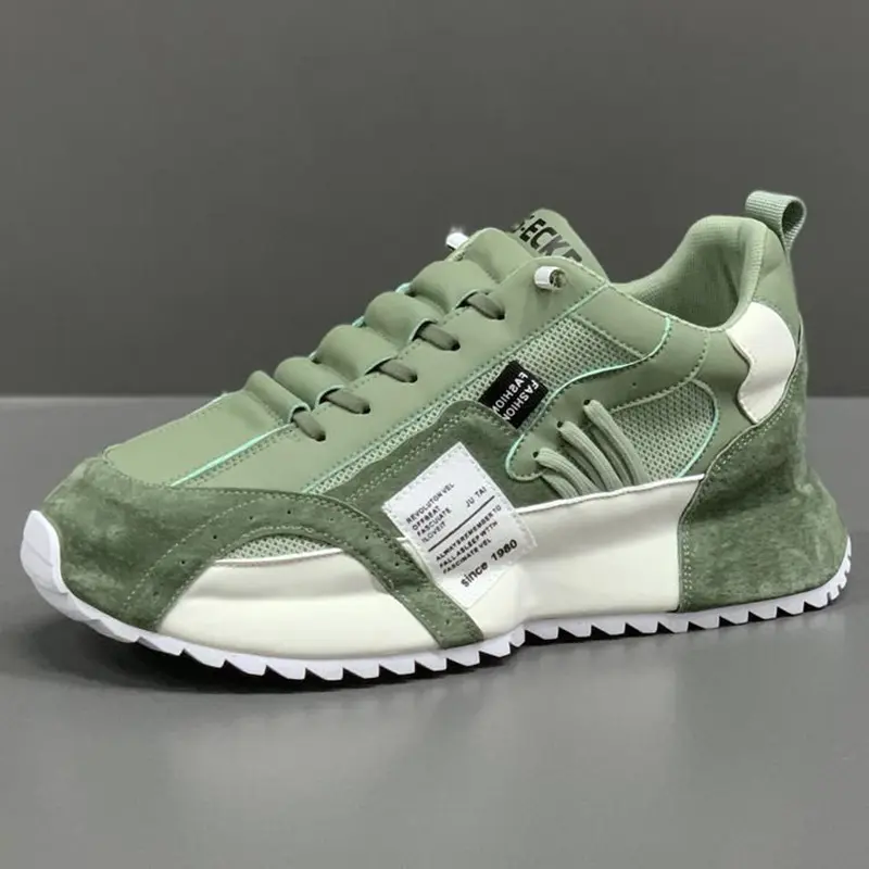 Men's Sneakers, wide toe design.,Dad shoes Casual Breathable Comfortable Running Shoes, Trendy Platform Sneakers All Season Men's ComfyTrendy Platform Lace Up Sneakers - Outdoor WalkingJogging Camping Shoes comfortable
