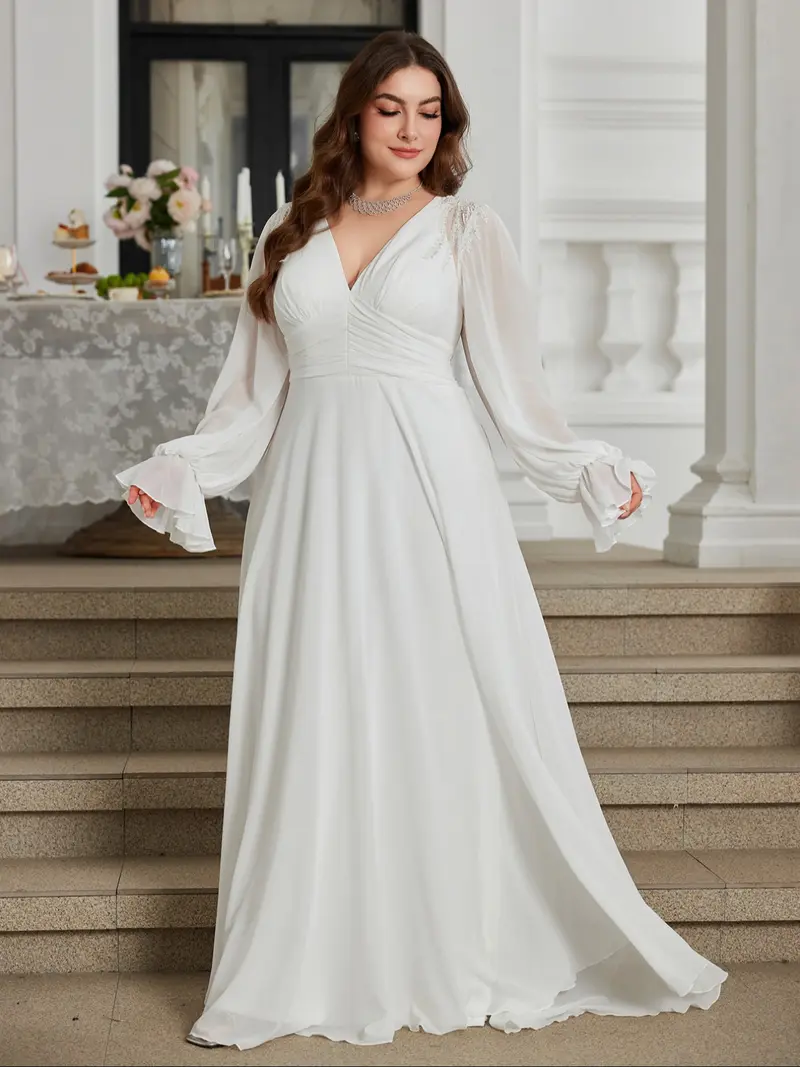 white plus size formal dress - TikTok Shop white plus size formal dress - TikTok Shop