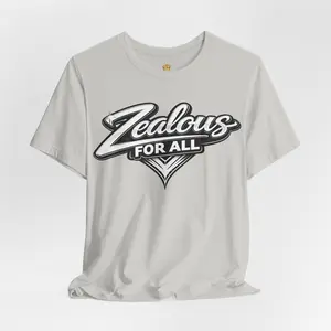 Zealous For All Graphic T-Shirt (White Logo)
