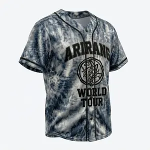 Custom Aririrang World Tour 2026 Baseball Jersey, Personalized Kpop Shirt, Bang Trendy Tan Fan Merch Baseball Button Up Outfit