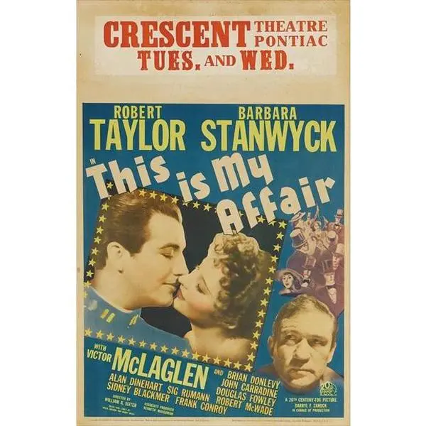 This is My Affair Movie Poster Print (11 x 17)
