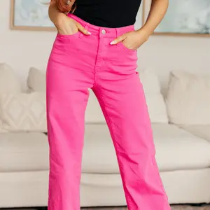 Judy Blue High Rise Garment Dyed 90's Straight Jeans