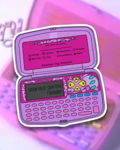 90s Electronic Diary Vinyl Sticker