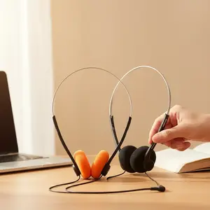 Classic Retro Wired Headphones Lightweight Over-Ear 3.5mm Universal Compatible for Gaming Movies Music Portable Travel Headset