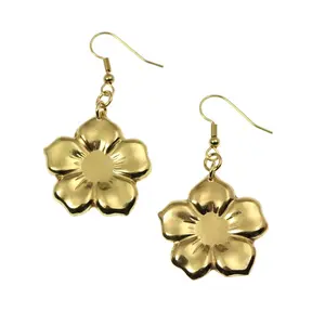 Nu Gold Forget Me Not Flower Earrings