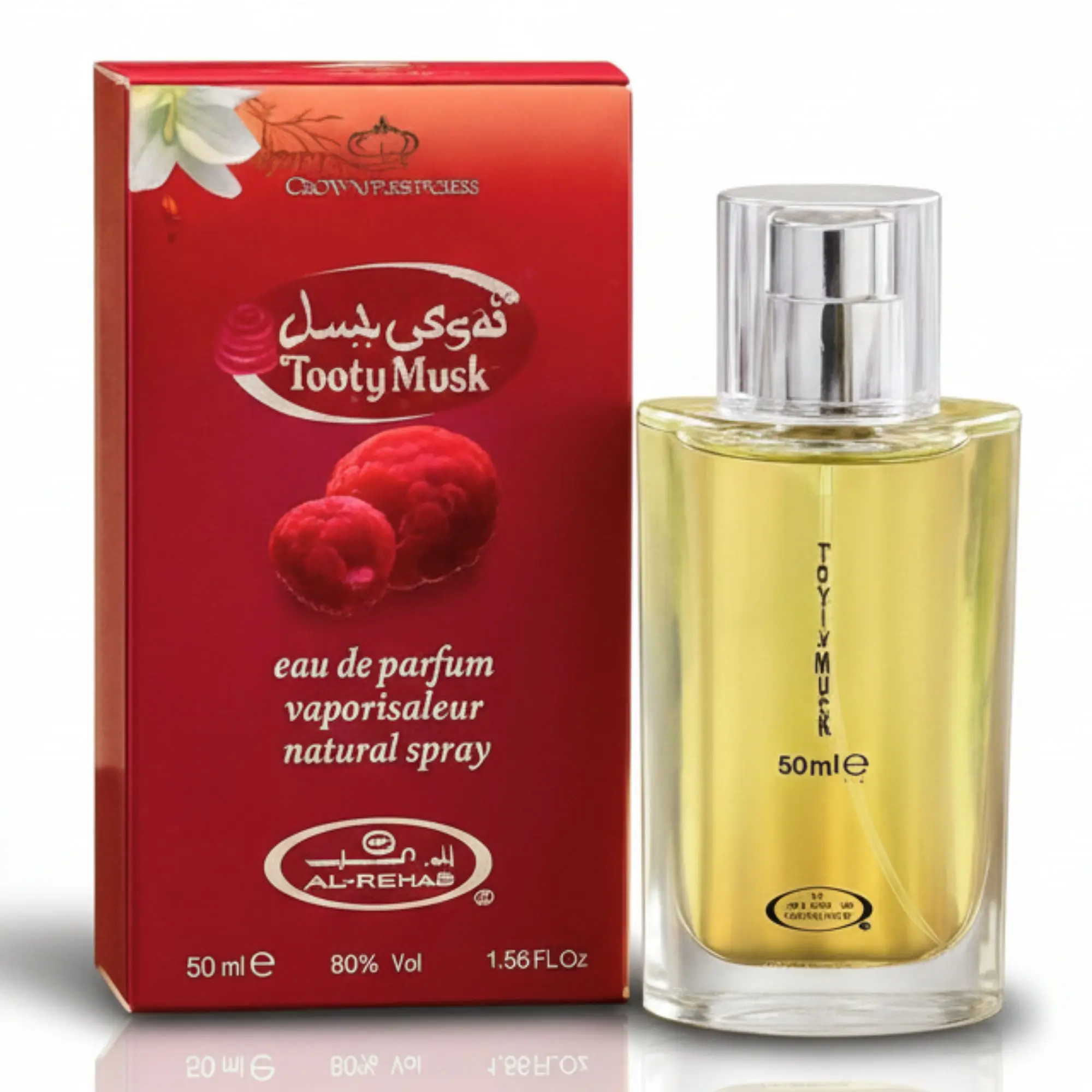 Tooty Musk Perfume Spray for Men and Women (50 ml/1.65 Fl Oz) by Al Rehab - Premium Long-Lasting Fragrance | Fresh Fruity/Musky Scent for Daily Wear & Special Occasions | Lightweight, Travel-Friendly Aromatic Spray